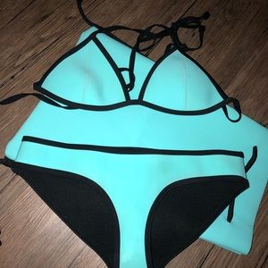 Blue Triangl Bikini
